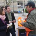 Compromís explica a los agricultores de Castelló lo que han conseguido en el Congreso para proteger la naranja