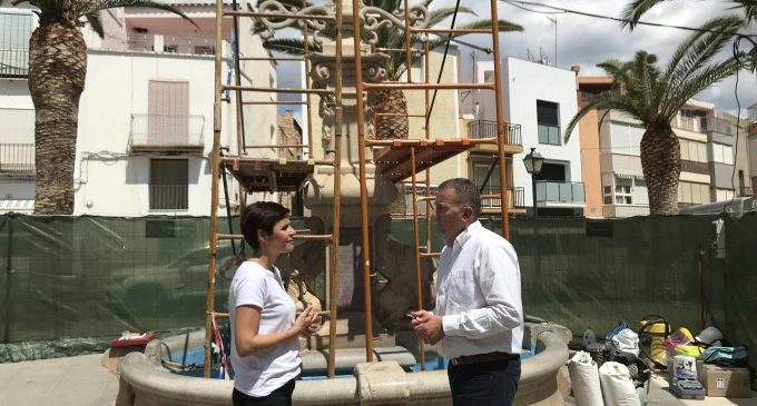 La Diputación restaura la Fuente de San Miguel de Canet como parte de su compromiso con el patrimonio histórico provincial