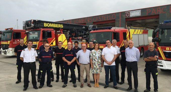 Diputació visita el parc de bombers del Baix Maestrat, que presta assistència a unes 80.000 persones