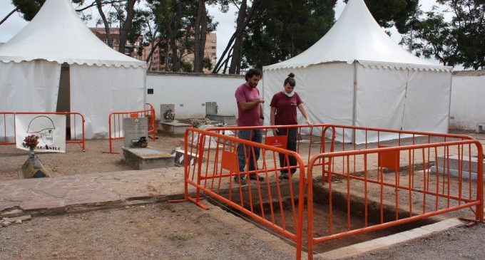 Les exhumacions de Castelló avancen a bon ritme amb l'obertura d'una tercera fossa