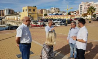 Vinaròs recibe la visita del secretario de Puertos, Emilio Obiol, para habla de los futuros proyectos a desarrollar