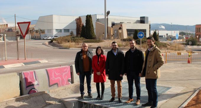 La secretària autonòmica d'Economia Sostenible visita les obres de modernització dels polígons industrials de l'Alcora