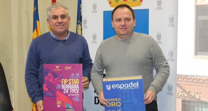 Borriana será sede internacional del campeonato mundial de pádel ‘Fip Star Oro 24’