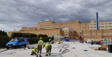 L'Hospital General de Castelló habilita l'hospital de campanya preventivament