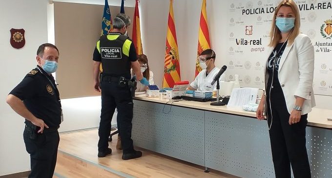 Vila-real, primer municipi de la província a realitzar tests ràpids per a la detecció de la COVID-19 a la plantilla de Policia Local i Protecció Civil