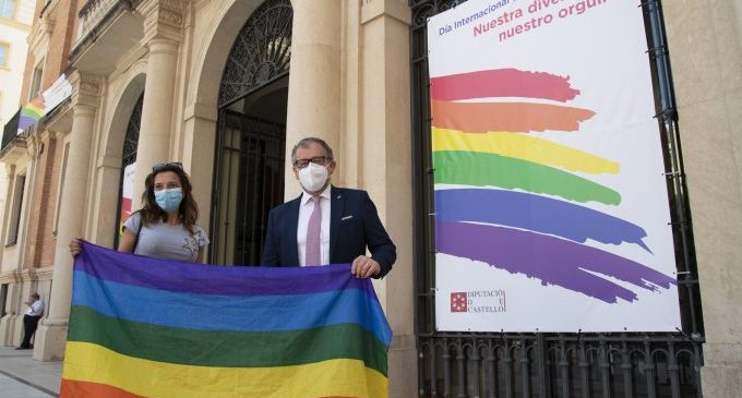 La Diputació de Castelló commemora per primera vegada de manera institucional l'Orgull LGTBI