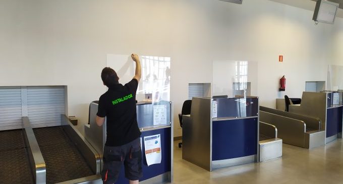 L'aeroport de Castelló implanta noves mesures de seguretat sanitària enfront de la COVID-19