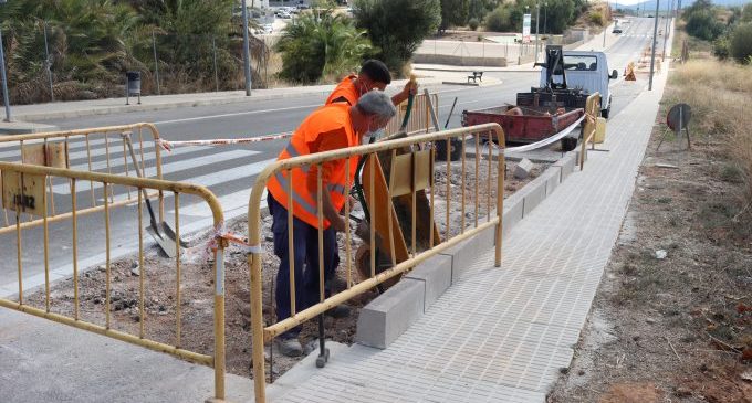 Onda inicia les obres de la xarxa de carrils bici que unirà el baixador de Betxí amb la Serra Espadà