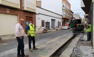 El Ayuntamiento de la Vall d'Uixó inicia la segunda fase de las obras de remodelación de la calle Juan Capó