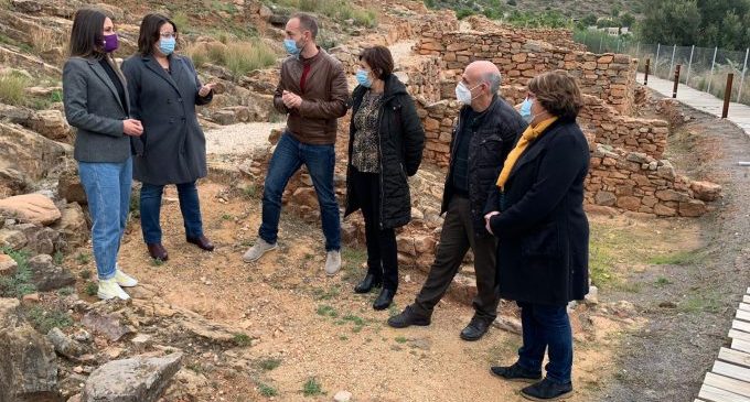 La Diputació i l'Ajuntament de la Vall d'Uixó treballaran per a potenciar com a recurs turístic el poblat iber de Sant Josep