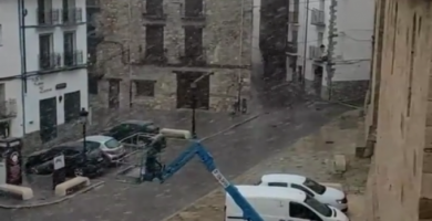 Primeras nevadas en Castelló