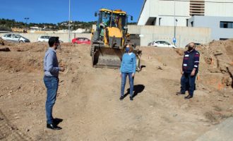 L’Alcora inicia las obras de una nueva zona verde en la avenida Corts Valencianes