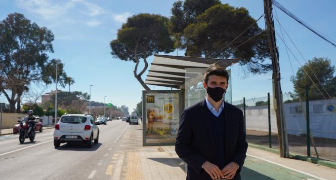 Castelló amplia la xarxa de parades de transport públic accessibles amb un projecte del Pirecas