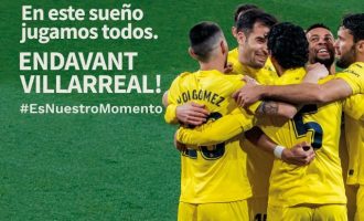 Una botella especial de San Miguel celebra la final de l'Europa League amb el Villarreal CF