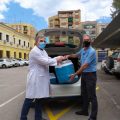 El Parque Móvil de la Diputación colabora en el traslado de vacunas a los centros de salud de la provincia