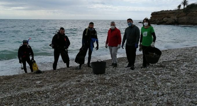 Agua Sub Vinaròs realitza una jornada de neteja del fons marí