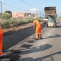 Benicàssim inicia el asfaltado del nuevo itinerario peatonal del Camino Serradal