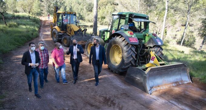 La Diputació invertirà 916.000 euros en 2021 en el manteniment de pistes i camins rurals dels pobles menuts