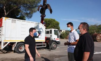 Castelló incorpora un camió ploma per a incrementar les freqüències de recollida de poda