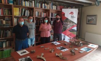La Diputació col·labora en la constitució d'un museu a Vallibona amb la reproducció dels ossos del dinosaure local