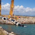 Castelló ultima las obras de reparación del emisario submarino de la red de saneamiento