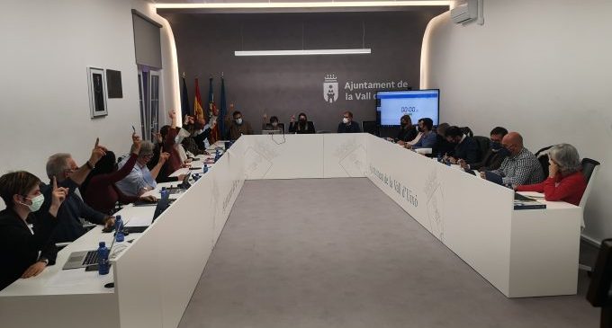 El Ayuntamiento de la Vall d’Uixó aprueba el presupuesto de 2022 que recupera el carácter inversor