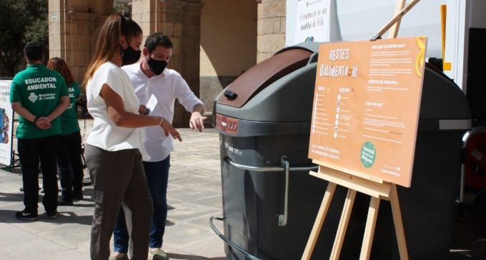 Castelló recupera quasi 3.000 tones de matèria orgànica en el primer any natural des de la implantació del contenidor marró
