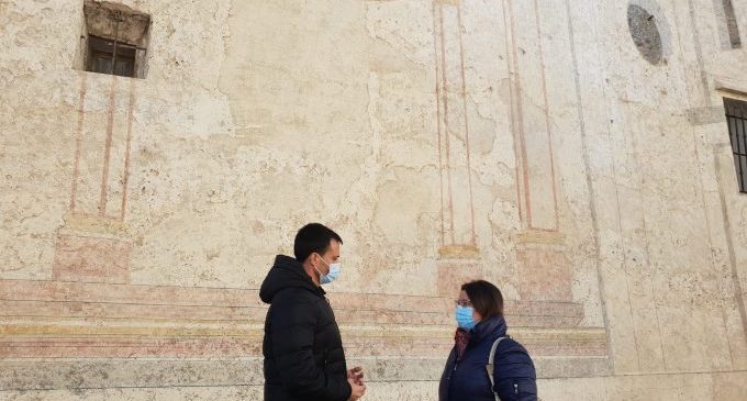 La Diputación prevé una nueva partida para continuar con la restauración de las pinturas de arquitectura fingida de Vinaròs