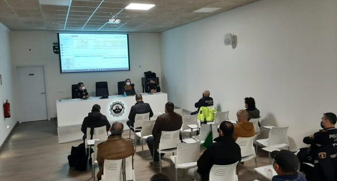 La Policia Local de Borriana realitza la primera reunió de coordinació de comandaments de l'any