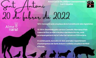 Almenara celebrará la festividad de Sant Antoni Abad el próximo domingo