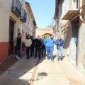 Mascarell recibe la visita de Such y Redondo para conocer las obras de pavimentación