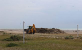 Borriana prepara sus playas y la zona marítima para celebrar la Pascua
