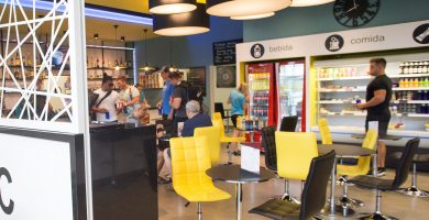 Així serà el nou servei de cafeteria de l'aeroport de Castelló