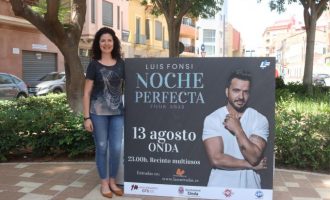 Luis Fonsi actuará en Onda el 13 de agosto con su gira 'Noche Perfecta Tour'