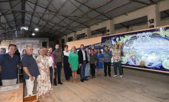 L'Alcora presenta la restauración y montaje expositivo del panel Azulejos Júcar