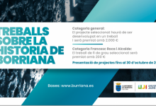 Borriana convoca el premi d'Investigacions Històriques 2022 dotat amb 2.000 euros