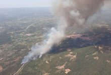 Un incendi a Viver i Caudiel interromp la circulació de trens entre Segorbe i Barraques