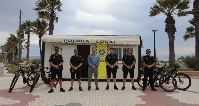 Castelló pone en marcha este verano la Unidad Ciclista de la Policía Local para vigilar las playas