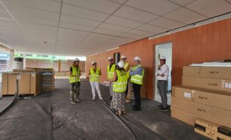 Tamarit: “Invertimos 32,4 millones de euros para la construcción de centros educativos de Almassora que dan trabajo a más de 800 personas en el sector de la construcción”