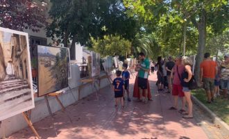 El concurs de pintura rápida converteix a La Vall d'Uixó en un gran llenç