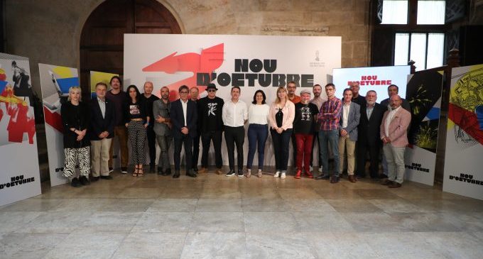 La Generalitat programa actos culturales y festivos en toda la Comunitat Valenciana para celebrar el 9 d’octubre