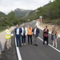 Martí destaca la mejora de las carreteras de la Pobla de Benifassà y Rossell como un paso más en la lucha contra la despoblación