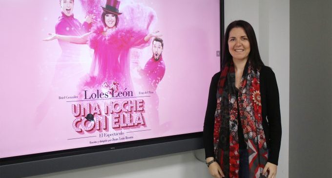 Loles León ofrecerá su obra de teatro 'Una noche con ella' en el Teatro Mónaco de Onda