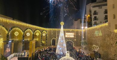 Las luces de Navidad de Peñíscola vuelven aún más especiales