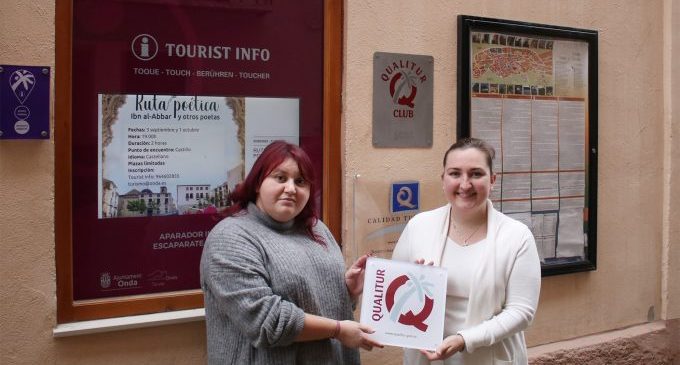 La oficina de turismo del centro histórico de Onda revalida la 'Q' de calidad turística