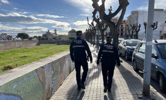 La Policia Local i la Guàrdia Civil de Borriana detenen una persona per temptativa de robatori amb força en un habitatge