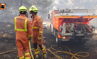 La Guàrdia Civil investiga a quatre persones per l'incendi forestal de Villanueva de Viver