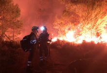 L'incendi de Vilanova de Viver continua sense control i ja són més de 1.000 les hectàrees afectades