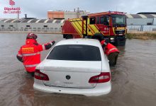 Rescats i incendis per llamps pel pas de la DANA a Castelló