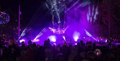 Un gran ballet aeri arranca el festival ‘Retorn a la ciutat’ de Castelló